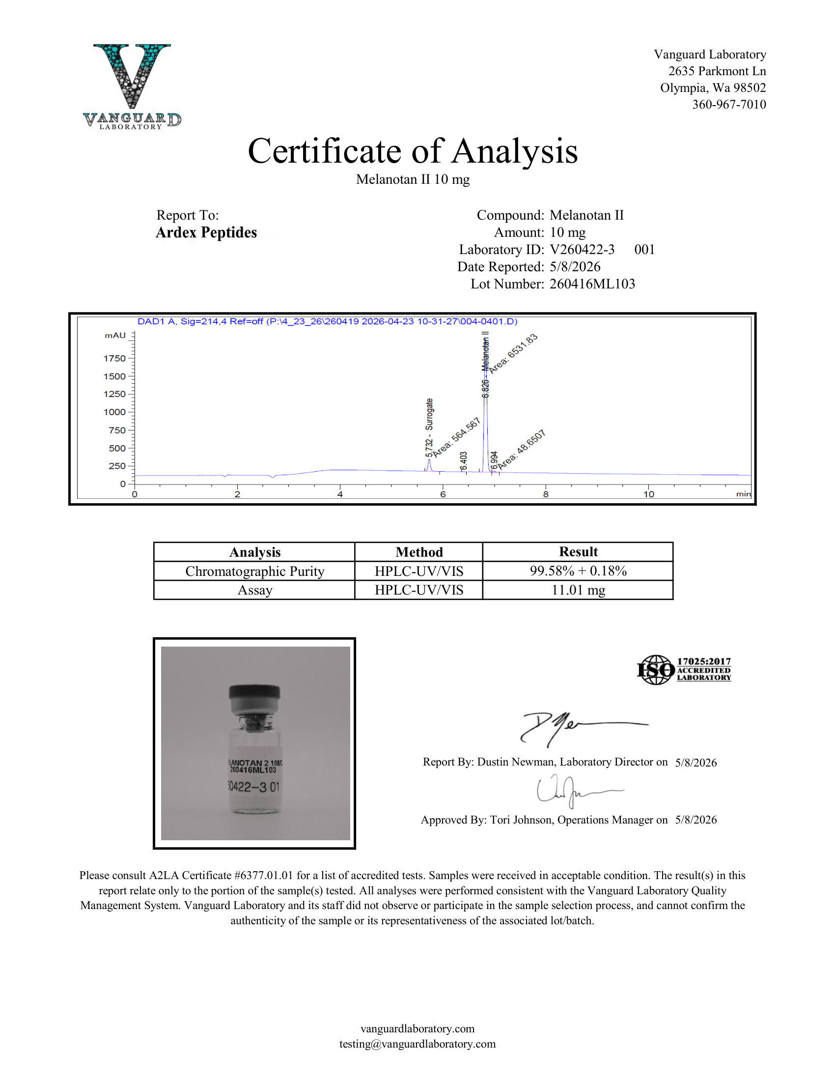 COA Document