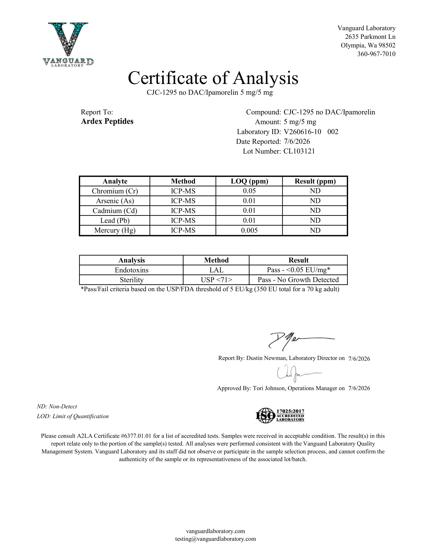 COA Document
